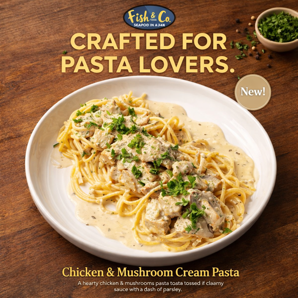 Fg Chicken & Mushroom Sauce Fish & Co